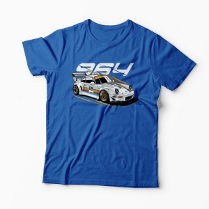 Tricou Porsche 964 RWB - Bărbați-Albastru Regal